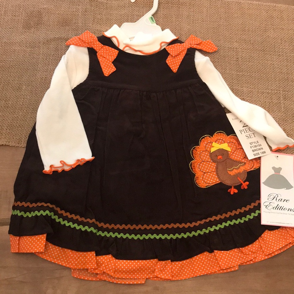 NWT Rare Editions Thanksgiving Dress